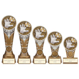 Ikon Tower Goalkeeper Award Antique Silver & Gold - PA24154