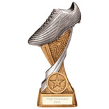 Screamer Football Boot Award Antique Gold & Silver - RF24056