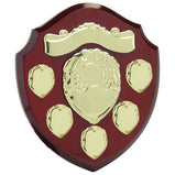 Mountbatten Annual Shield Rosewood & Gold - SH24017