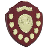 Mountbatten Annual Shield Rosewood & Gold - SH24017