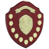 Mountbatten Annual Shield Rosewood & Gold - SH24017