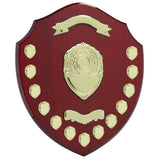 Mountbatten Annual Shield Rosewood & Gold - SH24017