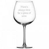 Personalised 780ml wine glass