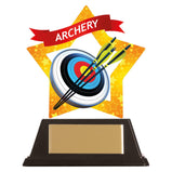 Mini-Star Archery Acrylic Plaque - AC19630