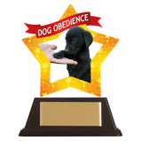 Mini-Star Dog Obedience Acrylic Plaque - AC19653