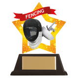 Mini-Star Fencing Acrylic Plaque-AC19659