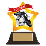 Mini-Star Football Acrylic Plaque  - AC19662