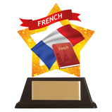 Mini-Star French Acrylic Plaque-AC19663