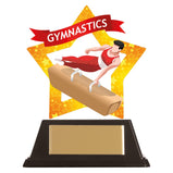 Mini-Star Gymnastics Acrylic Plaque Male  - AC19670