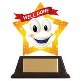 Mini-Star Well Done Smile Acrylic Plaque-AC19704