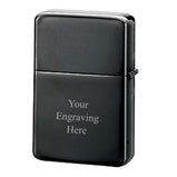 Engraved black ice hash leaf star lighter