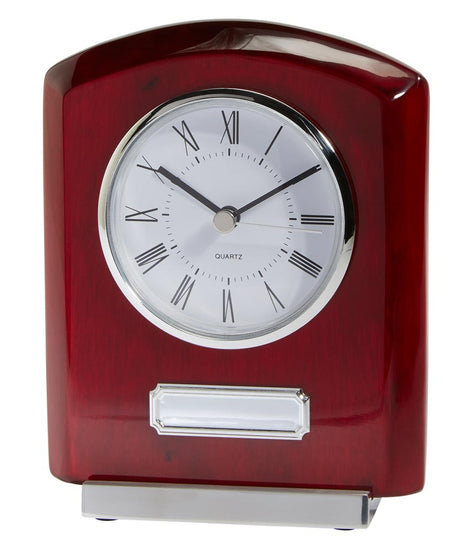 Idaho Glass & Rosewood Clock Award-CL18007