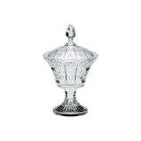 Lindisfarne St Benedict Crystal Vase & Lid-CR17006