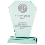 Charleston Jade Glass Award -CR20359