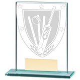 Millennium Cricket Jade Glass Award - CR20372