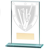 Millennium Cricket Jade Glass Award - CR20372