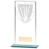 Millennium Cricket Jade Glass Award - CR20372