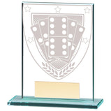 Millennium Dominoes Jade Glass Award - CR20374