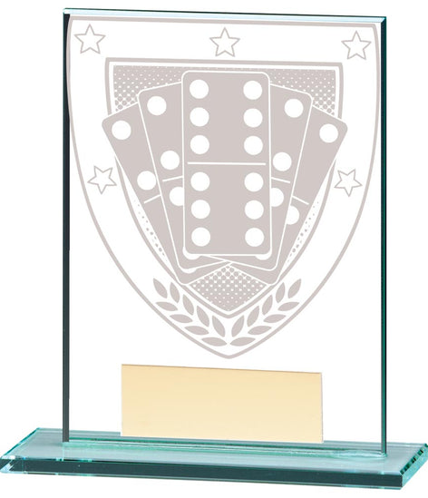 Millennium Dominoes Jade Glass Award - CR20374