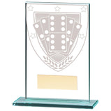 Millennium Dominoes Jade Glass Award - CR20374