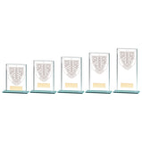 Millennium Dominoes Jade Glass Award - CR20374