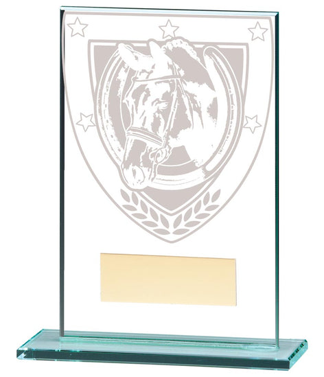 Millennium Equestrian Jade Glass Award - CR20375