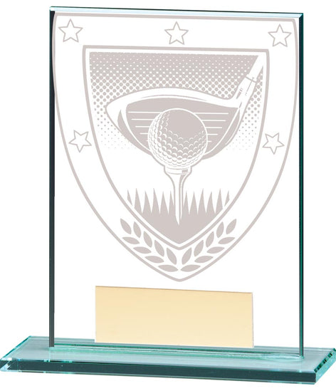 Millennium Golf Jade Glass Award - CR20379