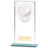 Millennium Lawn Bowls Jade Glass Award - CR20384