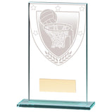 Millennium Netball Jade Glass Award - CR20386