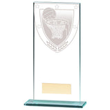 Millennium Netball Jade Glass Award - CR20386