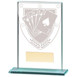 Millennium Poker Jade Glass Award - CR20387