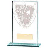 Millennium Poker Jade Glass Award - CR20387