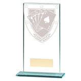 Millennium Poker Jade Glass Award - CR20387