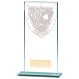 Millennium Poker Jade Glass Award - CR20387