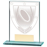 Millennium Rugby Jade Glass Award - CR20389