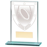 Millennium Rugby Jade Glass Award - CR20389