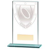 Millennium Rugby Jade Glass Award - CR20389