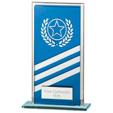 Talisman Mirror Glass Award Blue/Silver -CR22009