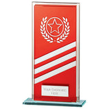 Talisman Mirror Glass Award Red/Silver -CR22010