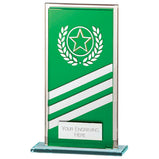 Talisman Mirror Glass Award Green/Silver -CR22011