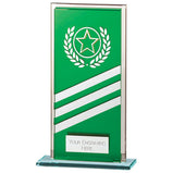 Talisman Mirror Glass Award Green/Silver -CR22011