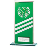 Talisman Mirror Glass Award Green/Silver -CR22011