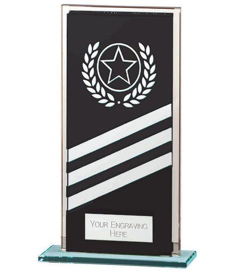 Talisman Mirror Glass Award Black/Silver -CR22012