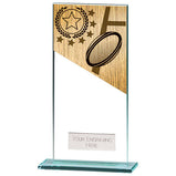 Mustang Rugby Jade Glass Award - CR22206