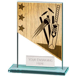 Mustang Cricket Jade Glass Award - CR22207