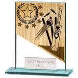 Mustang Cricket Jade Glass Award - CR22207