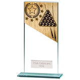 Mustang Snooker Jade Glass Award - CR22210