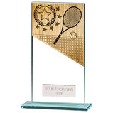 Mustang Tennis Jade Glass Award - CR22219