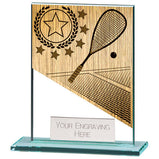 Mustang Squash Jade Glass Award -CR22220