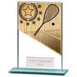 Mustang Squash Jade Glass Award -CR22220